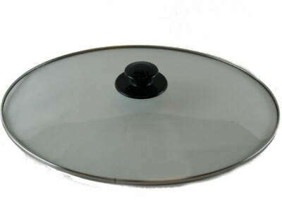 Genuine Hamilton Beach Replacement Oval Glass Lid 7-Quart Black 33176 33172