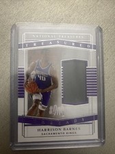 2020-21 National Treasures HARRISON BARNES THREADS JERSEY /99