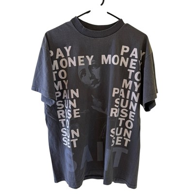 24SS ST. MICHAEL SAINT MICHAEL SS TEE STAY REAL BLACK LARGE MODERN REPRINT