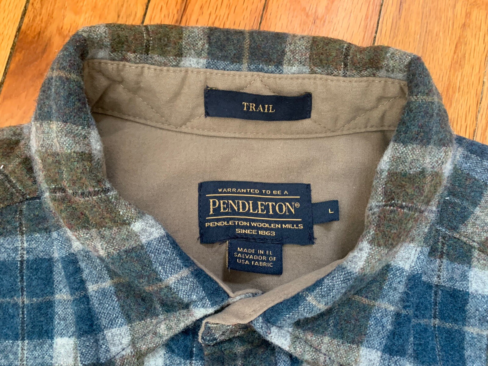 Men’s Pendleton Trail Flannel Elbow Patch Shirt W… - image 3