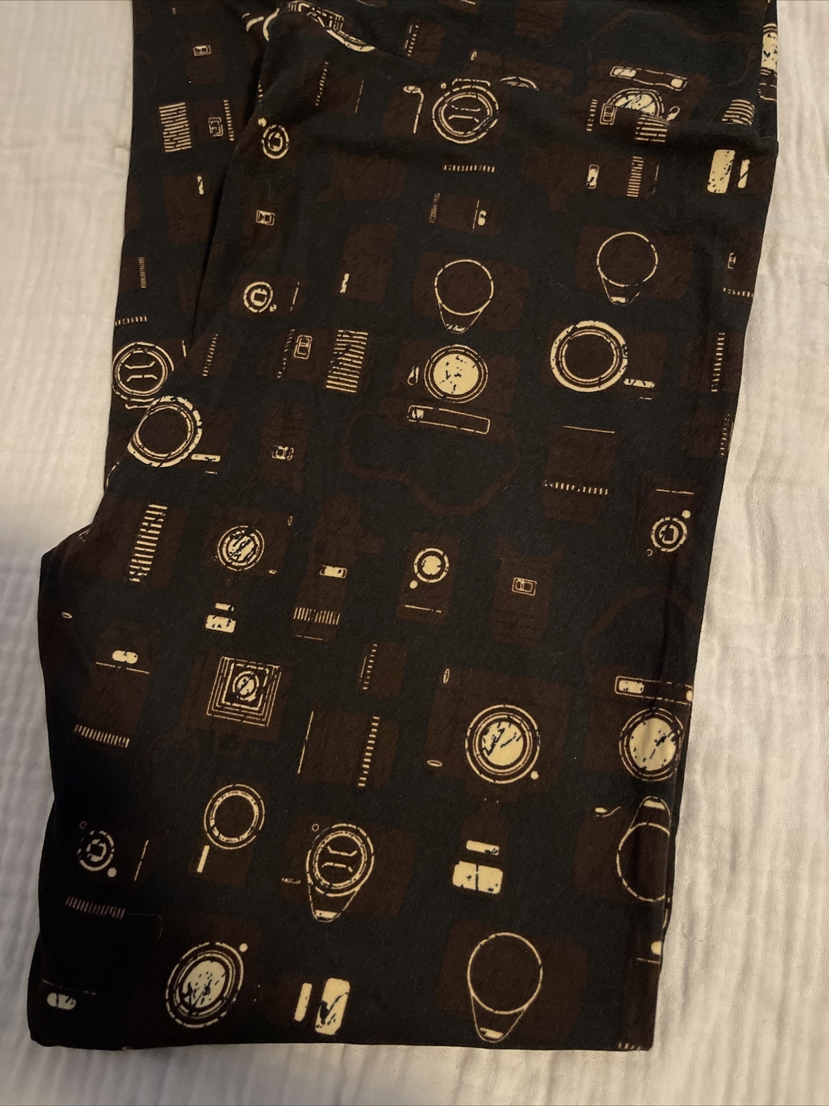 Leggings LulaRoe Vintage TC Cake Boston Cream Pie - Taille Tall & Curvy, Neuf Avec étiquettes, Motif Licorne