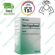 Vertigoheel Homeopático Vértigo Mareos Tinnitus Mareo por Movimiento 50 Comprimidos