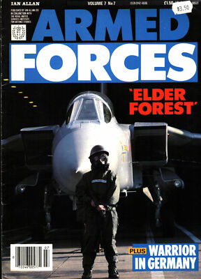 ARMED FORCES V7 N7 WARRIOR MCV_LAW 80_RAF EE LIGHTNING_YEMEN_35mm OERLIKON GUN S