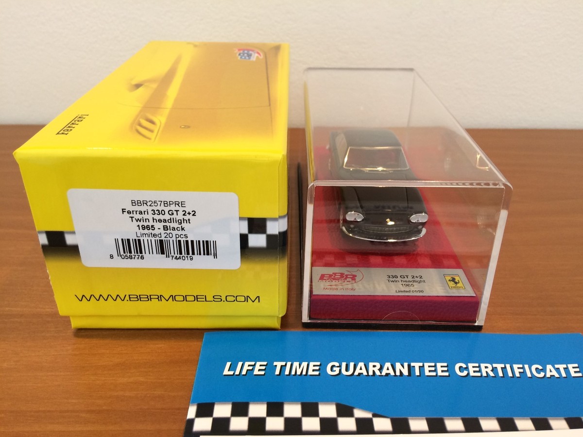 Ferrari 330 GT 2+2 BBR Models 1/43 – Miniature Voiture Collection ITALY Rare