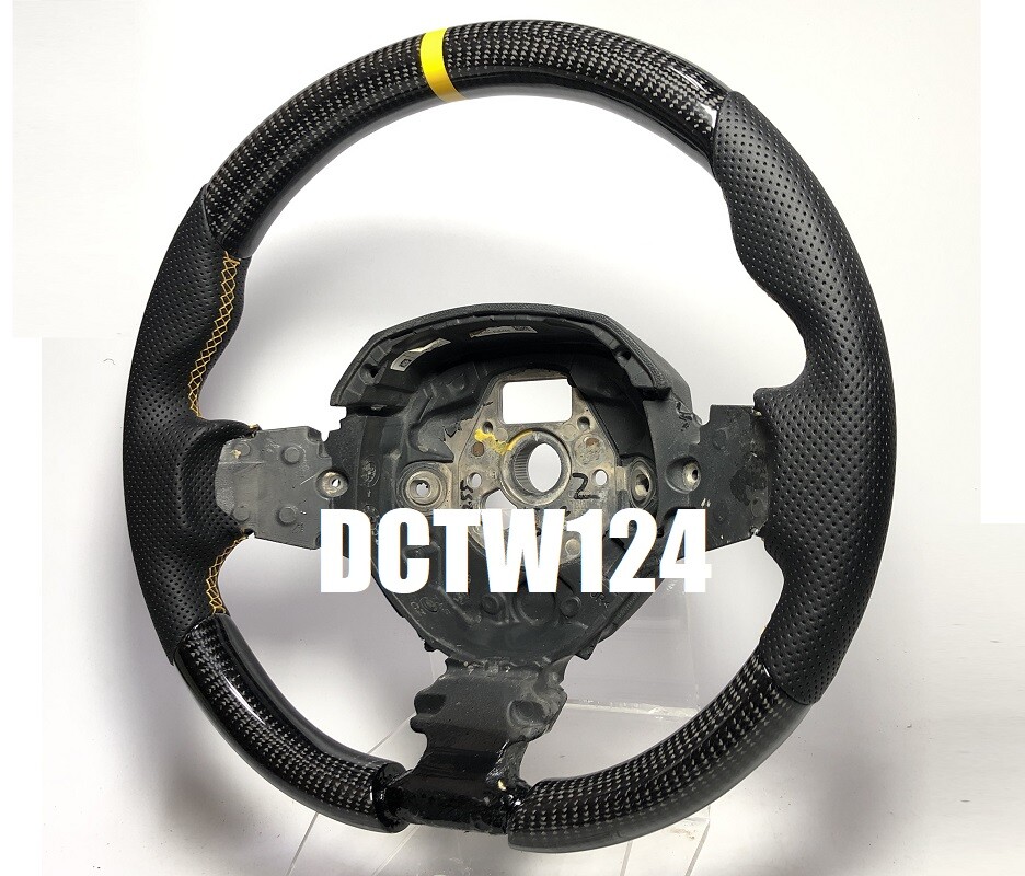 Carbon steering wheel OE Lamborghini Aventador SV LP700 Yellow ring stitching