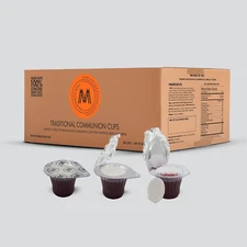 The Miracle Meal Pre-Filled Communion Cups and Wafer Set - Box of 500 - with 100