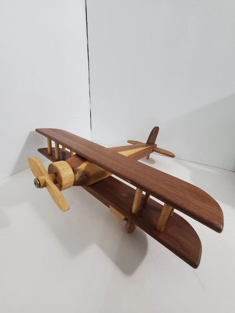 Antique wooden hotsell toy airplanes
