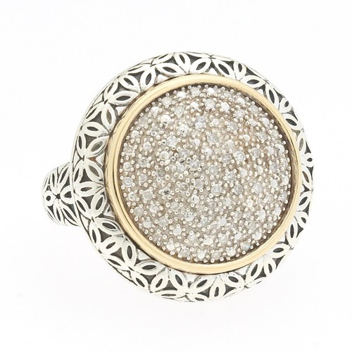 Bague En Or Jaune 10k Avec Diamant Rond De 0.5ct – Taille 10, Pièce Unique Et élégante