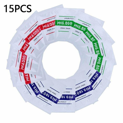 15/30PCS PH Meter Buffer Solution Powder Calibration Water Testing Swimming Pool - Picture 10 of 11