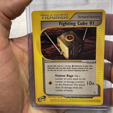 Fighting Cube 01 121/147 Aquapolis Uncommon English Pokemon Card NM Vintage TCG on eBay