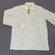 60s McGregor Rainbow Flasher Washable Button Down Sport Shirt Mens Med 15-15 1/2