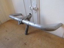 TIGRA GUIDON PLAT POTENCE ANCIEN ALU VELO PORTEUR VILLE HANDLEBARS BICYCLE 1950s