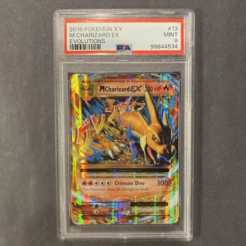 M Charizard EX 13/108 Pokemon Mega XY Evolutions #13 MINT PSA 9