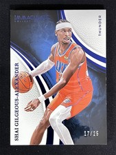 2024-25 Panini Immaculate Collection Shai Gilgeous-Alexander #4 Sapphire /25