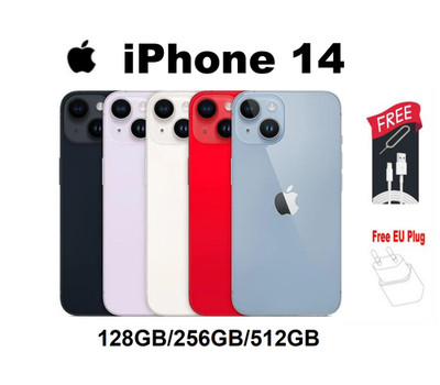Neu Apple iPhone 14 128GB 256GB 512GB 5G iOS Handys Ohne Vertrag Alle Farben