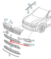 Calandre Volkswagen TIGUAN