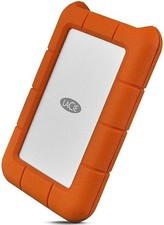 LaCie Rugged Mini 2TB External Hard Drive USB 3.2 Portable HDD Orange