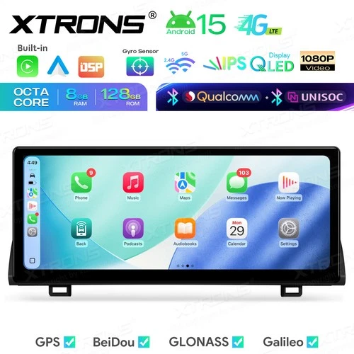 12.3" Touchscreen Car Radio for Honda Accord 2018-2022 Android 15 CarPlay 8+128G