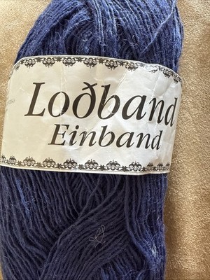 ISTEX Lodbland Einband Icelandic Wool Yarn 225 M 245 Yds Fingering Lace NAVY