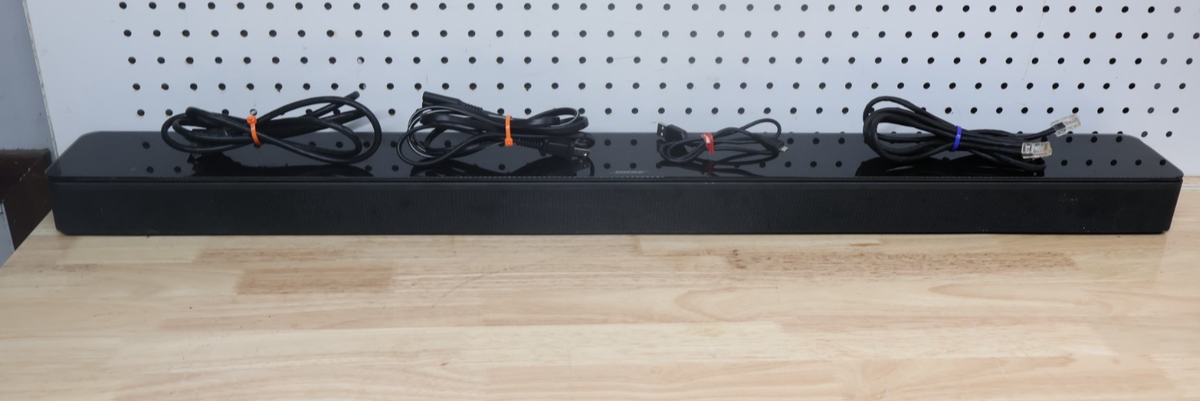 Used Black Working Bose Smart Soundbar 700 Model 425842 W/ Cords