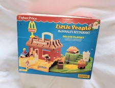 マクドナルド　ビンテージ　フィッシャープライス　ごっこ遊び　チャンキーピープル fisher price little people mcdonalds products for sale | eBay