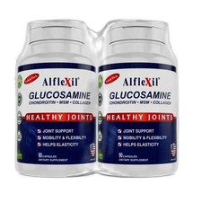 Alfa Vitamins Alflexil Glucosamine Healthy Joints Complex 90 Capsules - 2 Pack