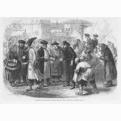 RUSSLAND The Great Annual Fair at Nijni Novgorod - Antique Print 1864