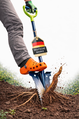 Profi Wurzelspaten mit Säge   Carbonstahl Gartenspaten & scharfe Wurzelsäge