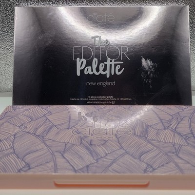 Ciate London The Editor Palette New England 18 Eyeshadow Shades Brand New In Box