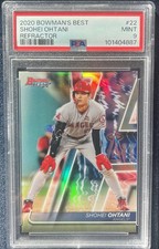 2020 Bowman's Best Shohei Ohtani Refractor #22 Angels PSA 9 Mint