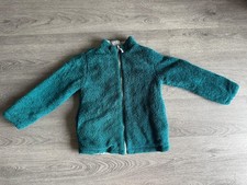 Cat and Jack Kids Sherpa Fleece Jacket Size M 7  8 Teal Warm and Cozy