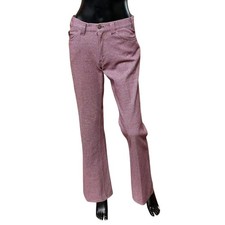 Vintage 1970's Levi's Bell- Bottoms Tailored Jeans in Berry Tweed