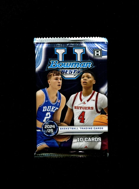 2024-25 Bowman Best U basketball hobby PACK - 1 Auto - Rip + Ship