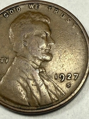 ** 1927-S LINCOLN CENT- VF  (UPGRADE THAT SPOT IN YOUR SET)  PRICED TO SELL 🔥**