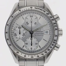 OMEGA 3513.30 Speedmaster Chrono Date WATCH Silver SS AT