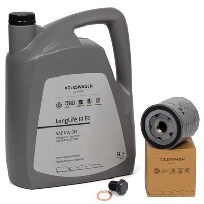 5L ORIGINAL VW Motoröl Öl 0W30 LONGLIFE III FE + Ölfilter 04E115561H 1.0-1.4TSI