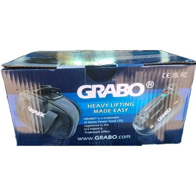 GRABO Nemo Electric Vacuum Suction Cup Lifter W/ 375 lb Capacity