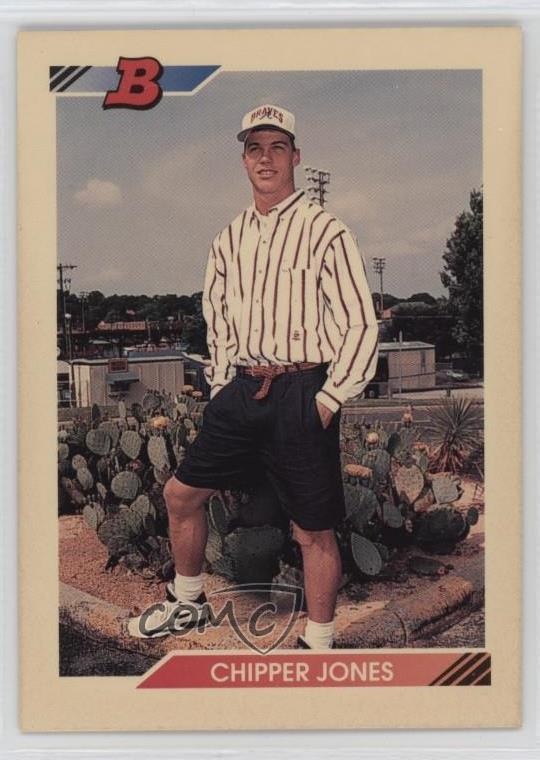 1992 Bowman Chipper Jones #28 HOF 09rw