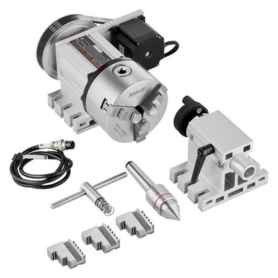 4th-axis-indexing-head-K11-100mm-65mm-center-height-6:1-gear-ratio