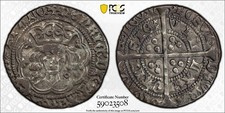 1422 - 30 Great Britain Henry VI Silver Groat S-1836 Calais - PCGS  XF40