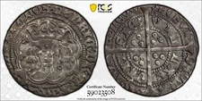1422 - 30 Great Britain Henry VI Silver Groat S-1836 Calais - PCGS  XF40
