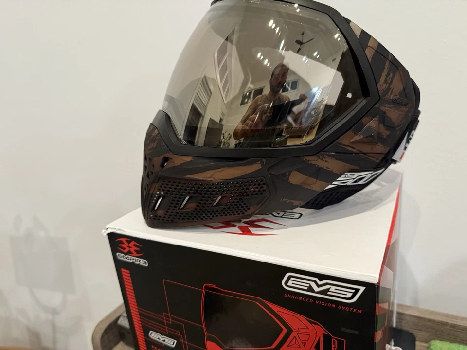 Máscara térmica de paintball Empire EVS personalizada nueva en caja. Nunca usado 1 de 1 Foto 3 de 4
