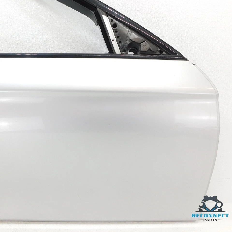 BMW 528i 535i M5 F10 2010-2016 carcasa de puerta delantera derecha del lado del pasajero plateada OEM Foto 3 de 4