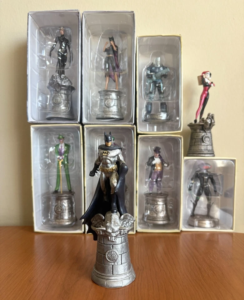 9 piezas de ajedrez Eaglemoss DC Universe Foto 2 de 4
