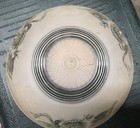 Vintage Glass Ceiling Light Shade/Globe Cover Floral Pattern 10.25" — photo 1