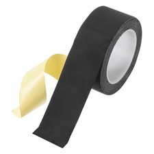Acetate Cloth Cloth Adhesive Tape, 2inx98ft Black Electrical Tape