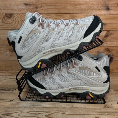 Merrell Stiefel Damen Größe UK 6,5 Moab 3 Mid wasserdicht beige Wanderschuhe