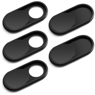 Webcam Abdeckung, ultradünn, 5er Pack, Schutz für Laptop, MacBook, iPad, Schwarz
