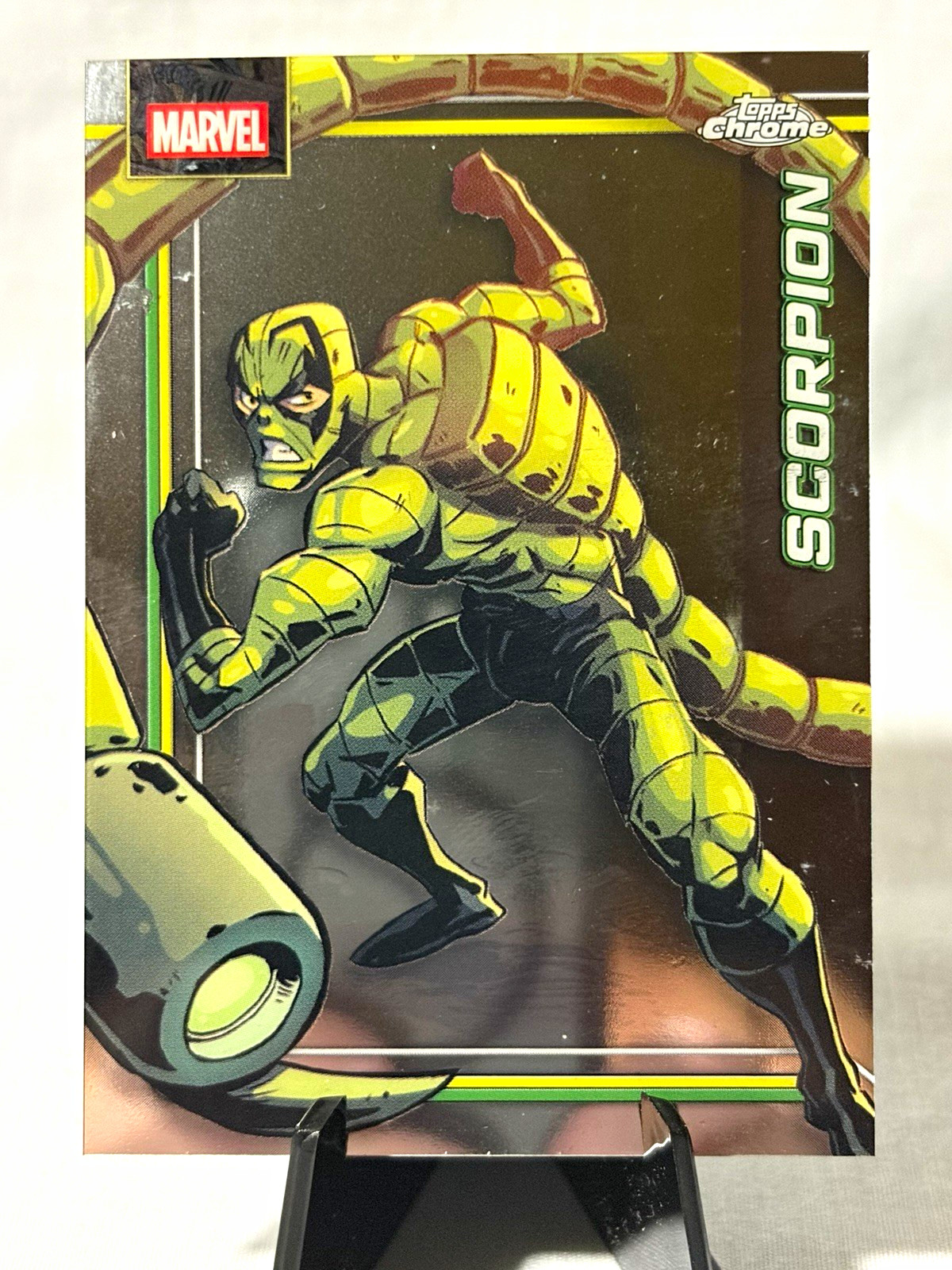 2026 Topps Chrome Marvel Scorpion #147 Base Set Non-Sport Trading Card