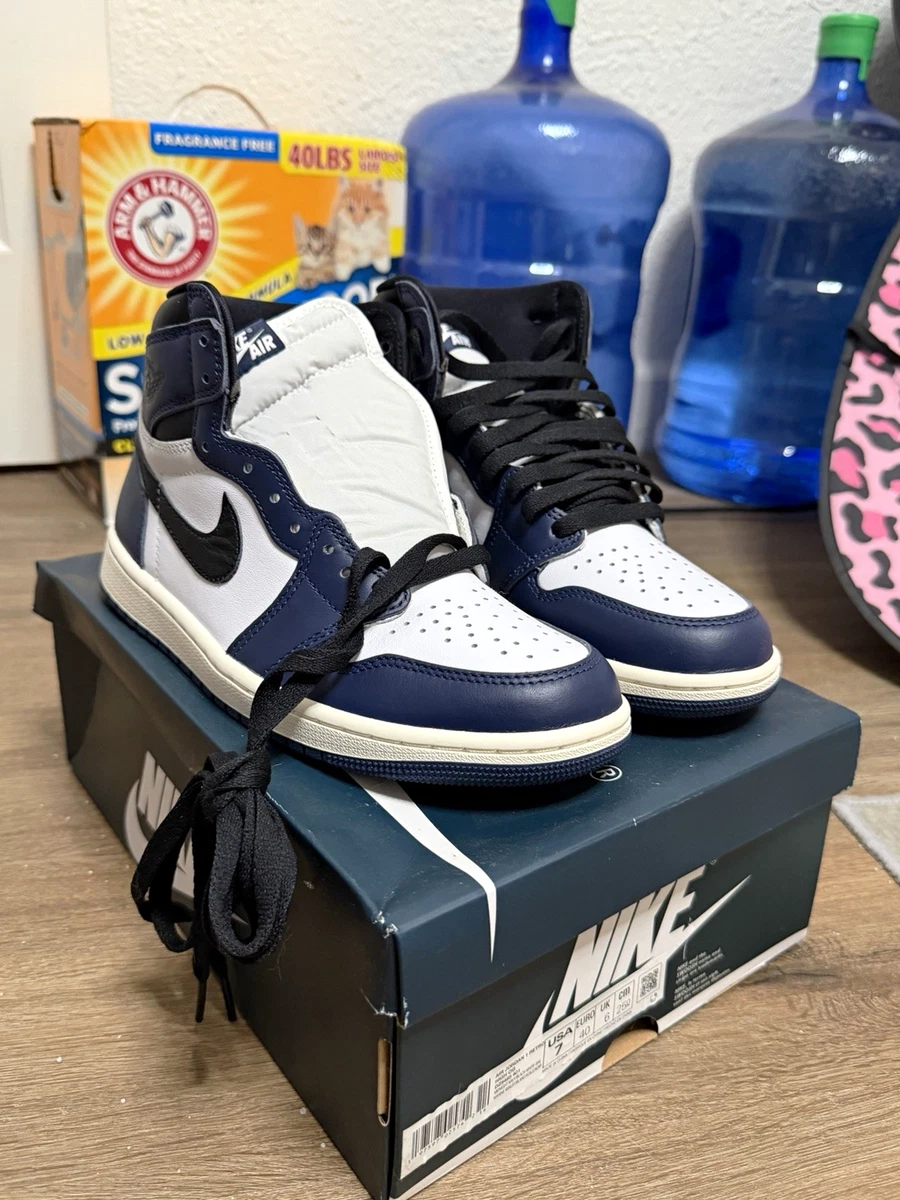Jordan 1 Retro High White Midnight Navy for Sale | Authenticity